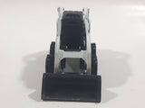 Bobcat Loader S175 Skid Steer Loader White 1/50 Scale Die Cast Toy Car Construction Equipment Vehicle
