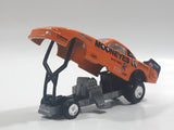 1998 Johnny Lightning No. 335 NHRA Dragsters U.S.A. 1995 Dodge Avenger Kenji Okazaki Moon Eyes Orange Die Cast Toy Car Vehicle with Lift Up Body