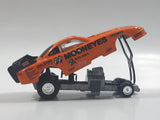 1998 Johnny Lightning No. 335 NHRA Dragsters U.S.A. 1995 Dodge Avenger Kenji Okazaki Moon Eyes Orange Die Cast Toy Car Vehicle with Lift Up Body