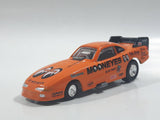 1998 Johnny Lightning No. 335 NHRA Dragsters U.S.A. 1995 Dodge Avenger Kenji Okazaki Moon Eyes Orange Die Cast Toy Car Vehicle with Lift Up Body