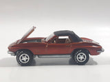 1997 Johnny Lightning Classic Customs No. P163 1967 Corvette 427 Dark Orange Copper Die Cast Toy Car Vehicle with Opening Hood and Good Year Rubber Tires 1/10,000 Limited Edition