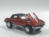 1997 Johnny Lightning Classic Customs No. P163 1967 Corvette 427 Dark Orange Copper Die Cast Toy Car Vehicle with Opening Hood and Good Year Rubber Tires 1/10,000 Limited Edition