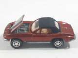 1997 Johnny Lightning Classic Customs No. P163 1967 Corvette 427 Dark Orange Copper Die Cast Toy Car Vehicle with Opening Hood and Good Year Rubber Tires 1/10,000 Limited Edition