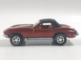 1997 Johnny Lightning Classic Customs No. P163 1967 Corvette 427 Dark Orange Copper Die Cast Toy Car Vehicle with Opening Hood and Good Year Rubber Tires 1/10,000 Limited Edition
