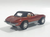 1997 Johnny Lightning Classic Customs No. P163 1967 Corvette 427 Dark Orange Copper Die Cast Toy Car Vehicle with Opening Hood and Good Year Rubber Tires 1/10,000 Limited Edition