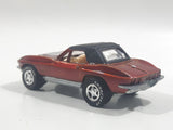 1997 Johnny Lightning Classic Customs No. P163 1967 Corvette 427 Dark Orange Copper Die Cast Toy Car Vehicle with Opening Hood and Good Year Rubber Tires 1/10,000 Limited Edition