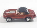 1997 Johnny Lightning Classic Customs No. P163 1967 Corvette 427 Dark Orange Copper Die Cast Toy Car Vehicle with Opening Hood and Good Year Rubber Tires 1/10,000 Limited Edition