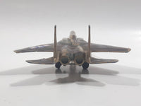 1990s Zee Toys Zylmex Dyna Flites A211 F-15 Fighter Jet Airplane Camouflage Brown Die Cast Toy Car Vehicle