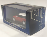 AutoArt BMW Mini Cooper Red with White Roof 1/64 Scale Die Cast Toy Car Vehicle New in Box