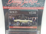 2018 Greenlight Collectibles Limited Edition Barrett Jackson Scottsdale, Arizona 1968 Dodge Charger R/T Hemi Gold with Black Roof 1/64 Scale Die Cast Toy Car Vehicle New in Package