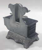 Vintage 1980 Mattel The Little Cleveland Wood Cook Stove Die Cast Metal Toy Doll House Furniture Made in Hong Kong