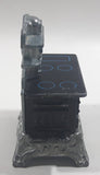 Vintage 1980 Mattel The Little Cleveland Wood Cook Stove Die Cast Metal Toy Doll House Furniture Made in Hong Kong