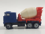 Summer Marz Karz Style Kenworth K100 Cement Truck Blue Red White 1/90 Scale Die Cast Toy Car Vehicle Made in Hong Kong
