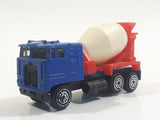 Summer Marz Karz Style Kenworth K100 Cement Truck Blue Red White 1/90 Scale Die Cast Toy Car Vehicle Made in Hong Kong