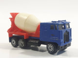 Summer Marz Karz Style Kenworth K100 Cement Truck Blue Red White 1/90 Scale Die Cast Toy Car Vehicle Made in Hong Kong