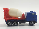 Summer Marz Karz Style Kenworth K100 Cement Truck Blue Red White 1/90 Scale Die Cast Toy Car Vehicle Made in Hong Kong