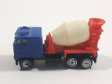 Summer Marz Karz Style Kenworth K100 Cement Truck Blue Red White 1/90 Scale Die Cast Toy Car Vehicle Made in Hong Kong