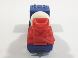 Summer Marz Karz Style Kenworth K100 Cement Truck Blue Red White 1/90 Scale Die Cast Toy Car Vehicle Made in Hong Kong