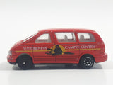 Pioneer 1990 Toyota Previa / Estima Wilderness Camper Center Mini Van Red Die Cast Toy Car Vehicle