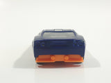 2013 Hot Wheels Track Aces Torque Screw Metalflake Blue with Orange Die Cast Toy Car Vehicle