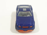 2013 Hot Wheels Track Aces Torque Screw Metalflake Blue with Orange Die Cast Toy Car Vehicle