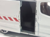 Majorette Renault Trafic Construction Service White 1/64 Scale Die Cast Toy Car Vehicle with Opening Sliding Side Door