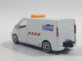 Majorette Renault Trafic Construction Service White 1/64 Scale Die Cast Toy Car Vehicle with Opening Sliding Side Door