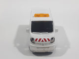 Majorette Renault Trafic Construction Service White 1/64 Scale Die Cast Toy Car Vehicle with Opening Sliding Side Door