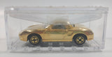Rare Sohbi Porsche Boxster Gold Chrome Die Cast Toy Car Vehicle in Case