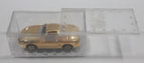 Rare Sohbi Porsche Boxster Gold Chrome Die Cast Toy Car Vehicle in Case