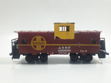 Bachmann Santa Fe ASTF 999628 Dark Red and Yellow Caboose Train Car Hopper HO Scale - Damaged