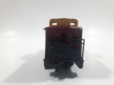 Bachmann Santa Fe ASTF 999628 Dark Red and Yellow Caboose Train Car Hopper HO Scale - Damaged