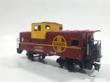 Bachmann Santa Fe ASTF 999628 Dark Red and Yellow Caboose Train Car Hopper HO Scale - Damaged