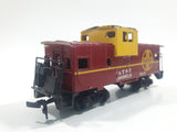 Bachmann Santa Fe ASTF 999628 Dark Red and Yellow Caboose Train Car Hopper HO Scale - Damaged