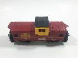 Bachmann Santa Fe ASTF 999628 Dark Red and Yellow Caboose Train Car Hopper HO Scale - Damaged