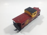 Bachmann Santa Fe ASTF 999628 Dark Red and Yellow Caboose Train Car Hopper HO Scale - Damaged