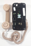 Vintage GTE Automatic Electric Sand Beige Button Push Wall Mount Telephone Tested Working Partially