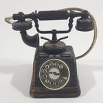 Vintage PlayMe Miniature Rotary Telephone Phone Metal Pencil Sharpener Doll House Furniture Size