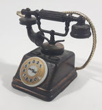 Vintage PlayMe Miniature Rotary Telephone Phone Metal Pencil Sharpener Doll House Furniture Size