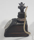 Vintage PlayMe Miniature Rotary Telephone Phone Metal Pencil Sharpener Doll House Furniture Size