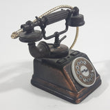 Vintage PlayMe Miniature Rotary Telephone Phone Metal Pencil Sharpener Doll House Furniture Size