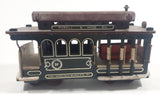 San Francisco Municipal Ry. Powell & Hyde Sts. Wood Street Cable Car Trolley Music Box - Music Box Missing