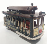 San Francisco Municipal Ry. Powell & Hyde Sts. Wood Street Cable Car Trolley Music Box - Music Box Missing