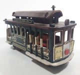 San Francisco Municipal Ry. Powell & Hyde Sts. Wood Street Cable Car Trolley Music Box - Music Box Missing