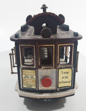 San Francisco Municipal Ry. Powell & Hyde Sts. Wood Street Cable Car Trolley Music Box - Music Box Missing
