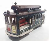 San Francisco Municipal Ry. Powell & Hyde Sts. Wood Street Cable Car Trolley Music Box - Music Box Missing