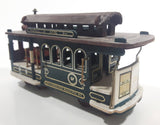 San Francisco Municipal Ry. Powell & Hyde Sts. Wood Street Cable Car Trolley Music Box - Music Box Missing
