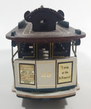 San Francisco Municipal Ry. Powell & Hyde Sts. Wood Street Cable Car Trolley Music Box - Music Box Missing