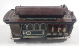 San Francisco Municipal Ry. Powell & Hyde Sts. Wood Street Cable Car Trolley Music Box - Music Box Missing