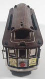 San Francisco Municipal Ry. Powell & Hyde Sts. Wood Street Cable Car Trolley Music Box - Music Box Missing
